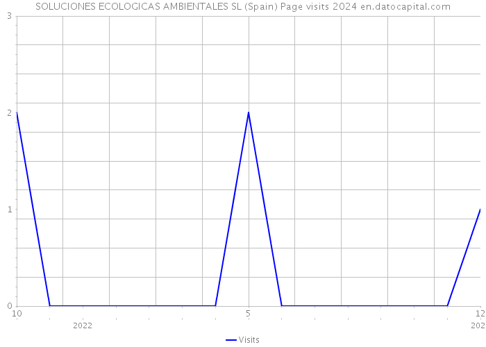 SOLUCIONES ECOLOGICAS AMBIENTALES SL (Spain) Page visits 2024 