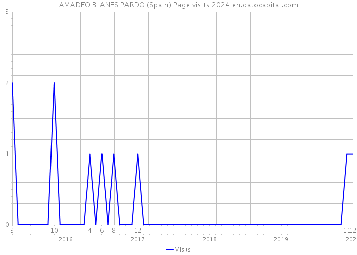 AMADEO BLANES PARDO (Spain) Page visits 2024 