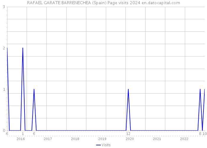 RAFAEL GARATE BARRENECHEA (Spain) Page visits 2024 
