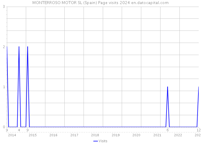 MONTERROSO MOTOR SL (Spain) Page visits 2024 