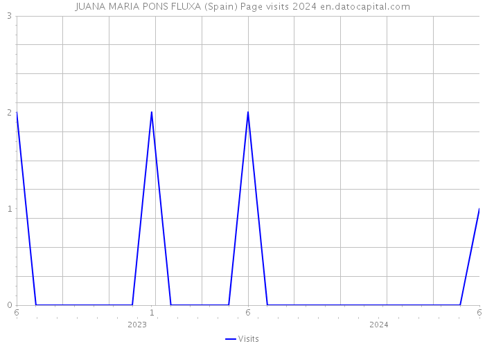 JUANA MARIA PONS FLUXA (Spain) Page visits 2024 