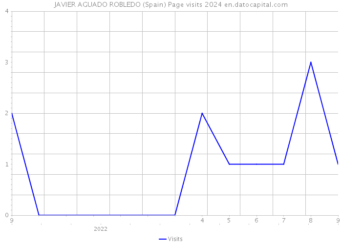 JAVIER AGUADO ROBLEDO (Spain) Page visits 2024 