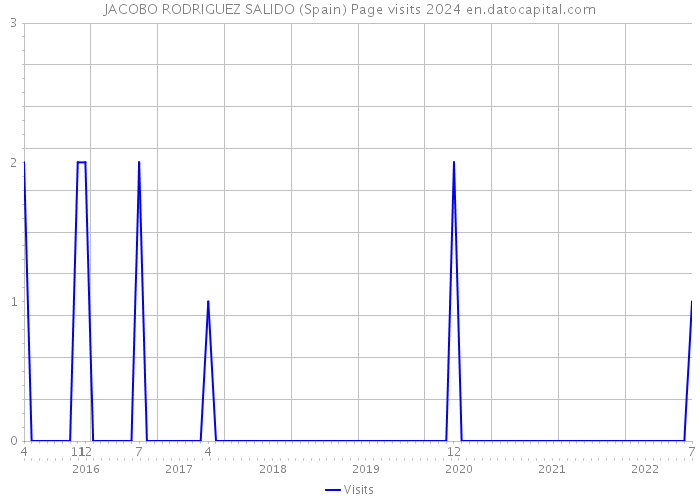 JACOBO RODRIGUEZ SALIDO (Spain) Page visits 2024 