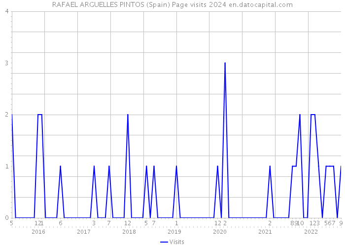 RAFAEL ARGUELLES PINTOS (Spain) Page visits 2024 