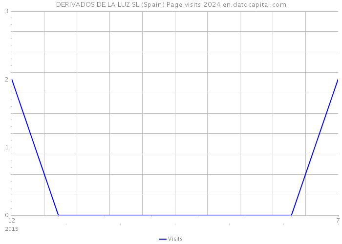 DERIVADOS DE LA LUZ SL (Spain) Page visits 2024 