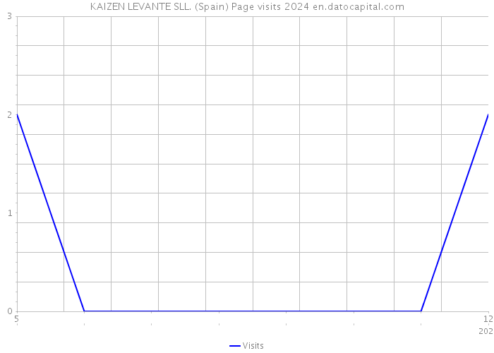 KAIZEN LEVANTE SLL. (Spain) Page visits 2024 