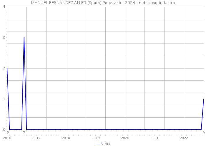 MANUEL FERNANDEZ ALLER (Spain) Page visits 2024 