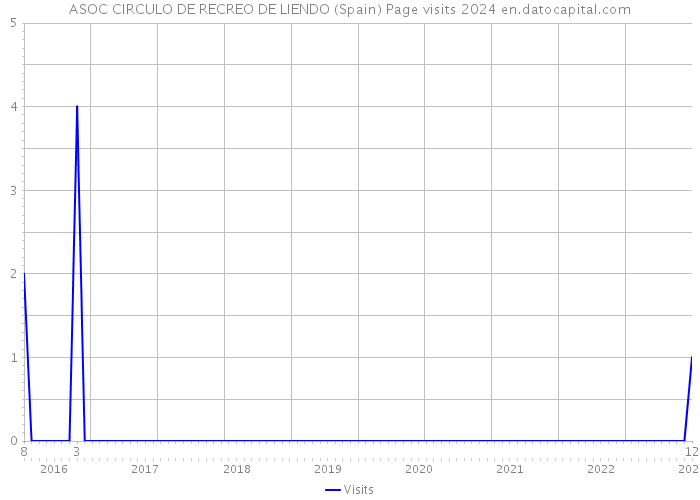 ASOC CIRCULO DE RECREO DE LIENDO (Spain) Page visits 2024 