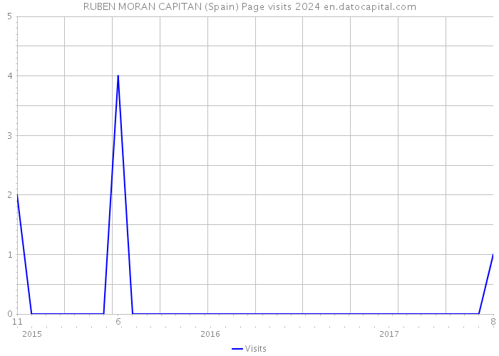 RUBEN MORAN CAPITAN (Spain) Page visits 2024 