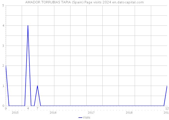 AMADOR TORRUBIAS TAPIA (Spain) Page visits 2024 