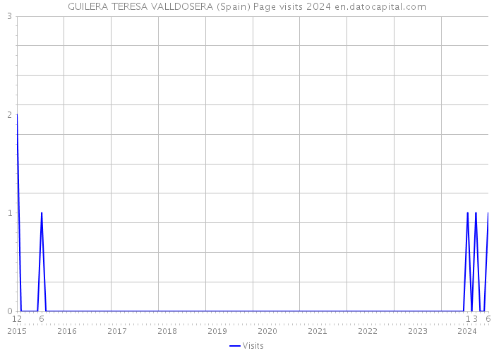 GUILERA TERESA VALLDOSERA (Spain) Page visits 2024 
