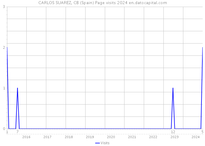 CARLOS SUAREZ, CB (Spain) Page visits 2024 