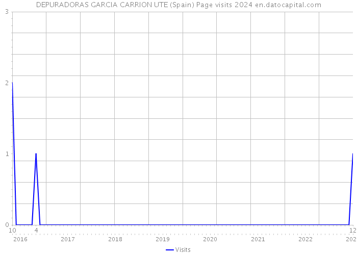 DEPURADORAS GARCIA CARRION UTE (Spain) Page visits 2024 