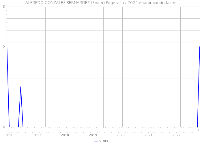 ALFREDO GONZALEZ BERNARDEZ (Spain) Page visits 2024 