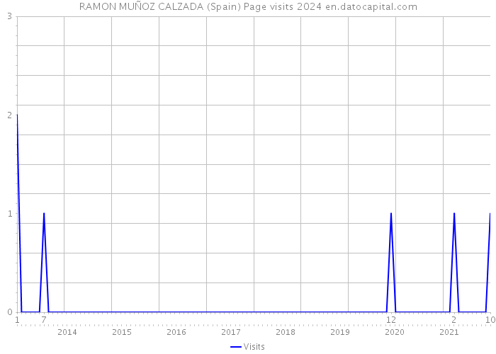 RAMON MUÑOZ CALZADA (Spain) Page visits 2024 