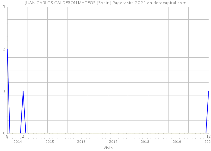 JUAN CARLOS CALDERON MATEOS (Spain) Page visits 2024 