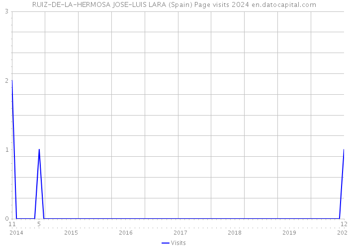 RUIZ-DE-LA-HERMOSA JOSE-LUIS LARA (Spain) Page visits 2024 