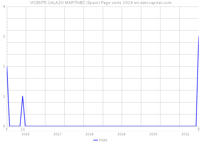VICENTE GALAZO MARTINEZ (Spain) Page visits 2024 