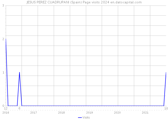 JESUS PEREZ CUADRUPANI (Spain) Page visits 2024 