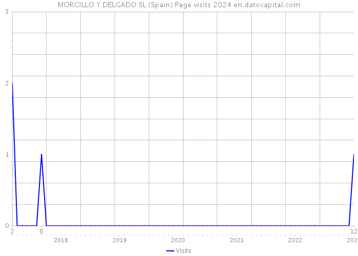 MORCILLO Y DELGADO SL (Spain) Page visits 2024 