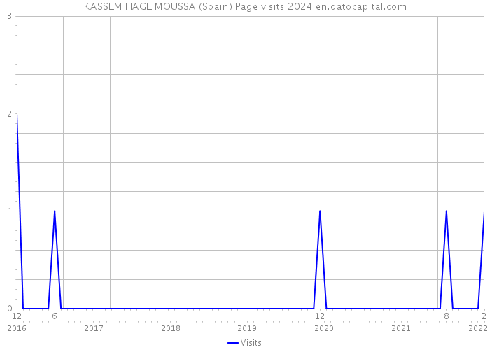 KASSEM HAGE MOUSSA (Spain) Page visits 2024 