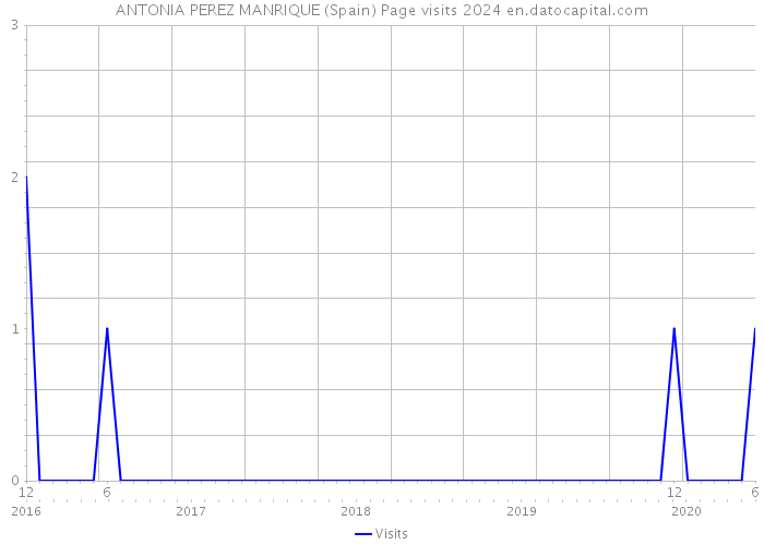 ANTONIA PEREZ MANRIQUE (Spain) Page visits 2024 