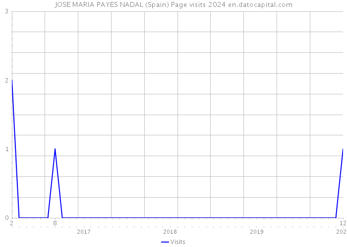 JOSE MARIA PAYES NADAL (Spain) Page visits 2024 
