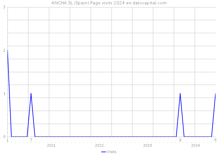 ANCHA SL (Spain) Page visits 2024 