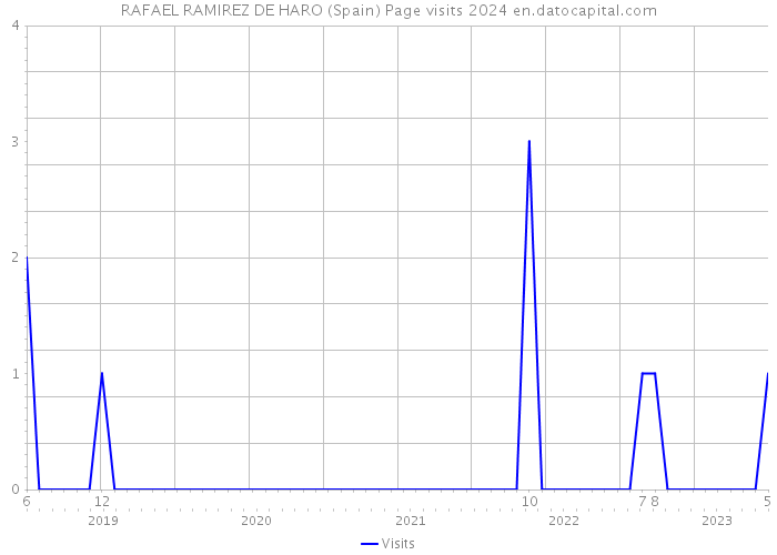 RAFAEL RAMIREZ DE HARO (Spain) Page visits 2024 