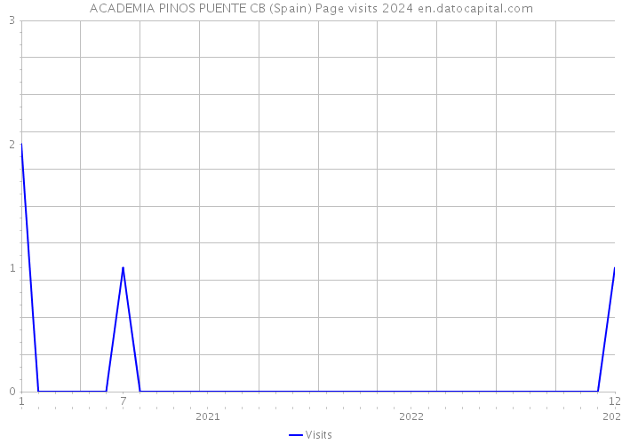 ACADEMIA PINOS PUENTE CB (Spain) Page visits 2024 