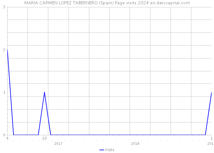 MARIA CARMEN LOPEZ TABERNERO (Spain) Page visits 2024 