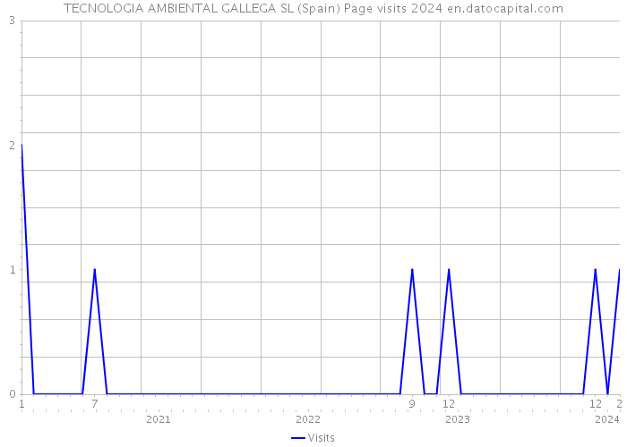 TECNOLOGIA AMBIENTAL GALLEGA SL (Spain) Page visits 2024 