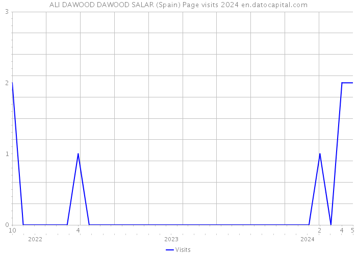 ALI DAWOOD DAWOOD SALAR (Spain) Page visits 2024 
