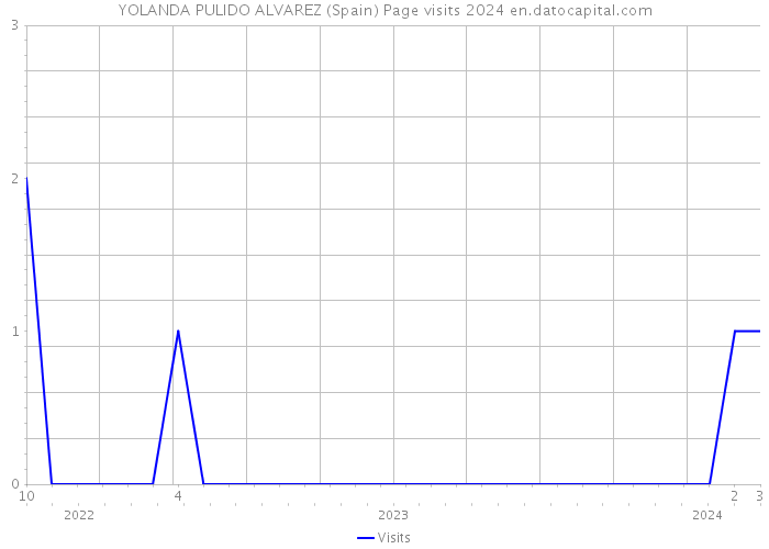 YOLANDA PULIDO ALVAREZ (Spain) Page visits 2024 