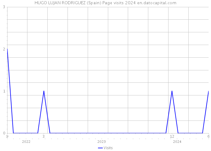 HUGO LUJAN RODRIGUEZ (Spain) Page visits 2024 