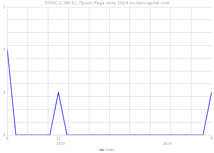 DONG LI XIN S.L (Spain) Page visits 2024 