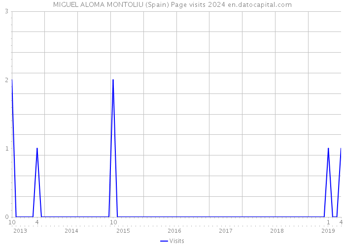 MIGUEL ALOMA MONTOLIU (Spain) Page visits 2024 
