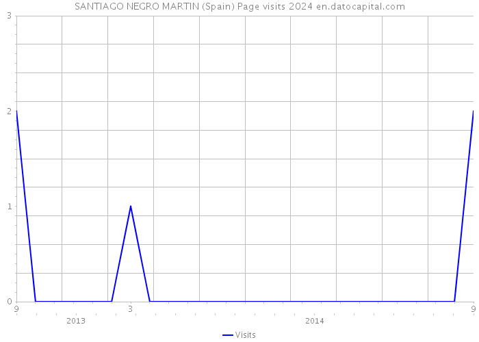 SANTIAGO NEGRO MARTIN (Spain) Page visits 2024 