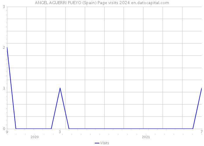ANGEL AGUERRI PUEYO (Spain) Page visits 2024 