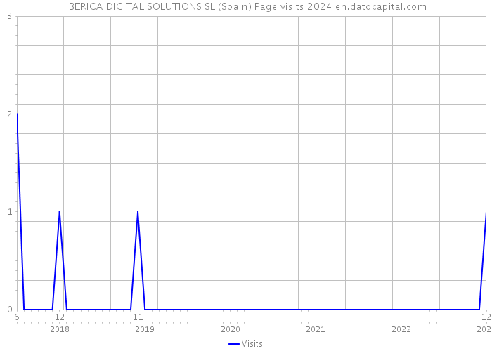 IBERICA DIGITAL SOLUTIONS SL (Spain) Page visits 2024 