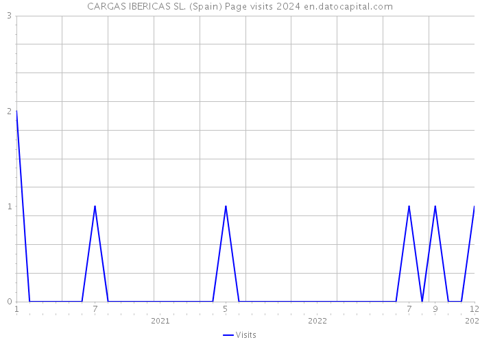 CARGAS IBERICAS SL. (Spain) Page visits 2024 