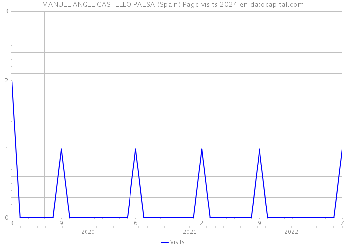 MANUEL ANGEL CASTELLO PAESA (Spain) Page visits 2024 