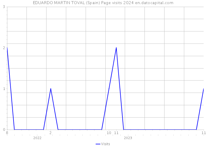 EDUARDO MARTIN TOVAL (Spain) Page visits 2024 