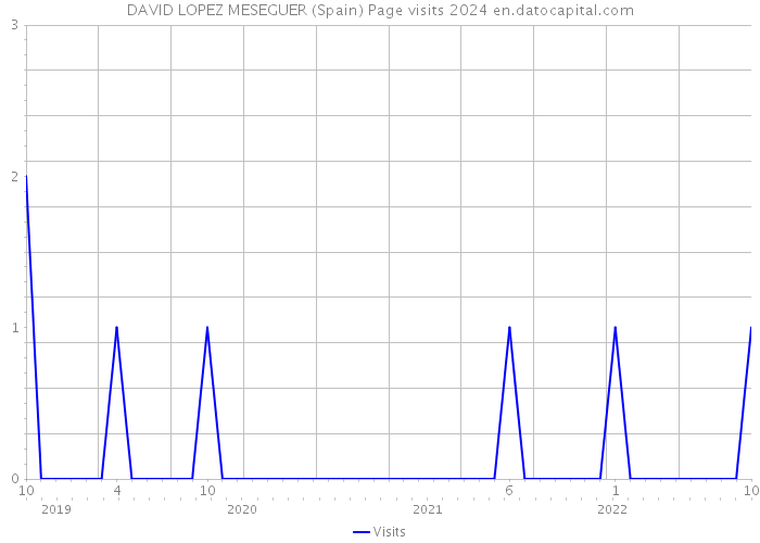 DAVID LOPEZ MESEGUER (Spain) Page visits 2024 