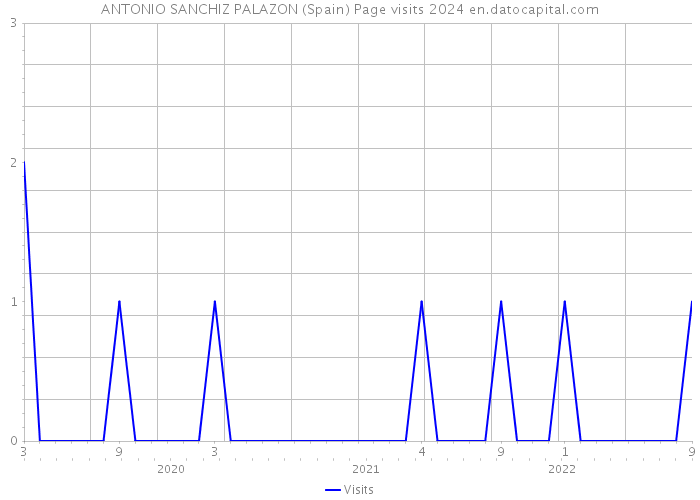 ANTONIO SANCHIZ PALAZON (Spain) Page visits 2024 