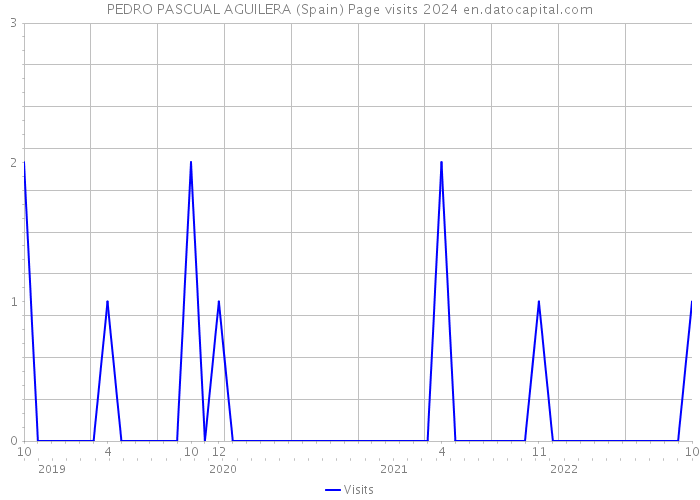 PEDRO PASCUAL AGUILERA (Spain) Page visits 2024 