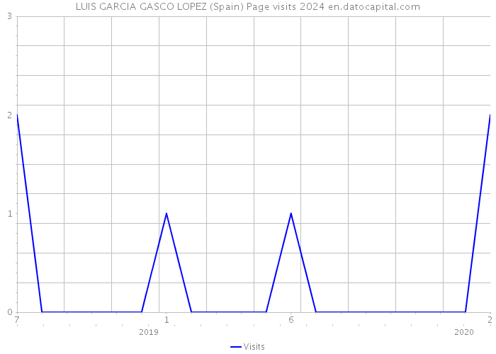 LUIS GARCIA GASCO LOPEZ (Spain) Page visits 2024 