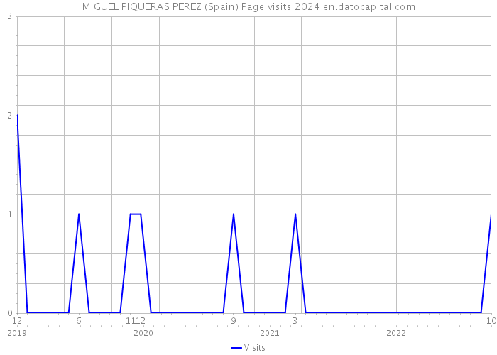 MIGUEL PIQUERAS PEREZ (Spain) Page visits 2024 