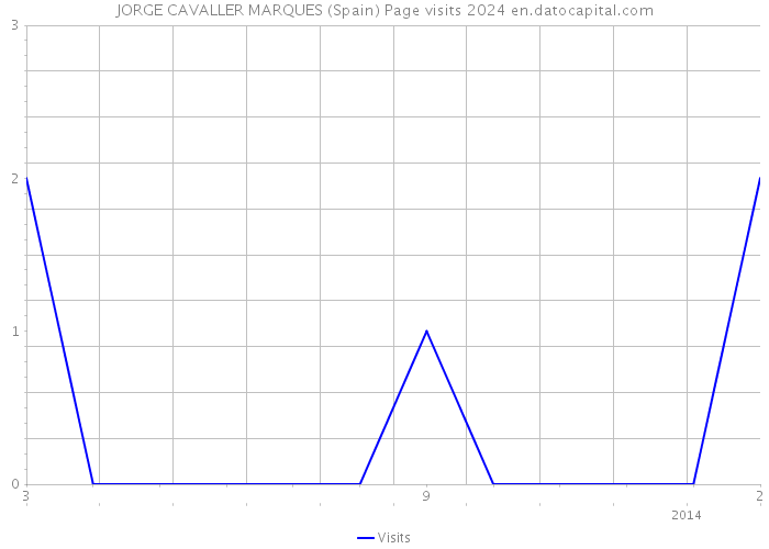 JORGE CAVALLER MARQUES (Spain) Page visits 2024 