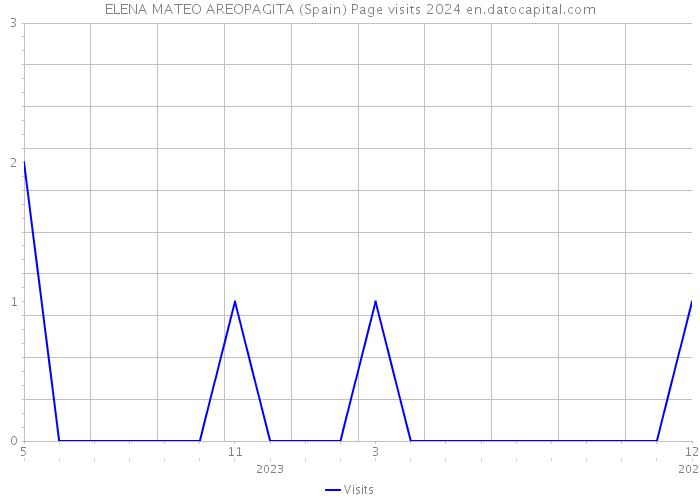 ELENA MATEO AREOPAGITA (Spain) Page visits 2024 